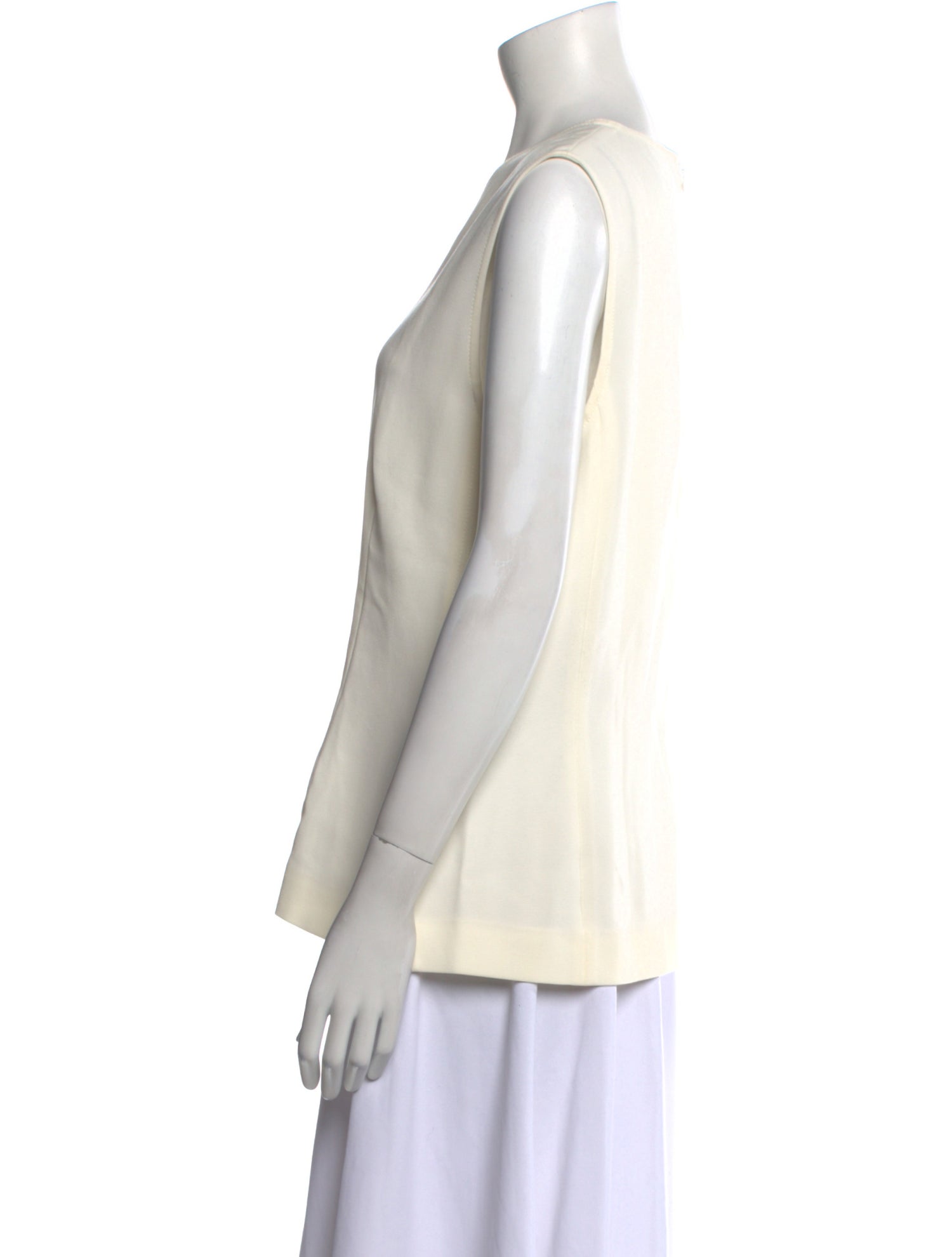 Joseph V-Neck Sleeveless Blouse