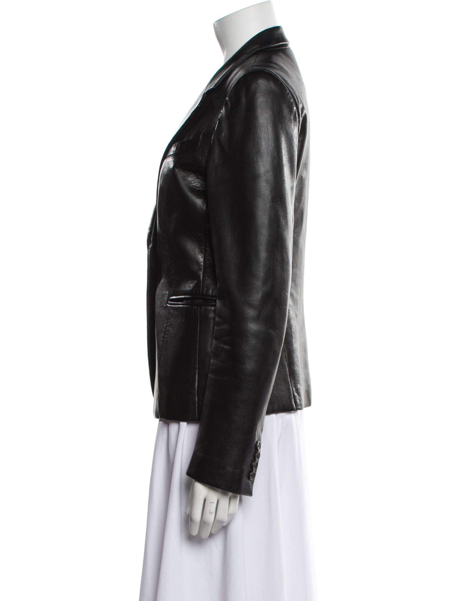 Joseph Leather Blazer