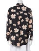Joseph Silk Floral Print Button-Up Top