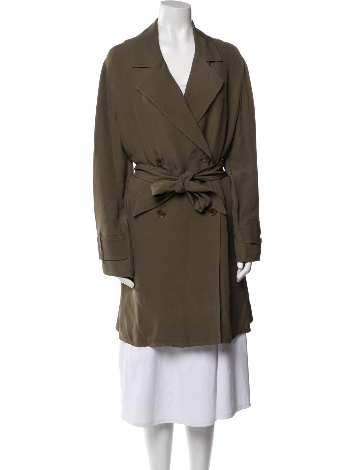 Joseph Silk Trench Coat