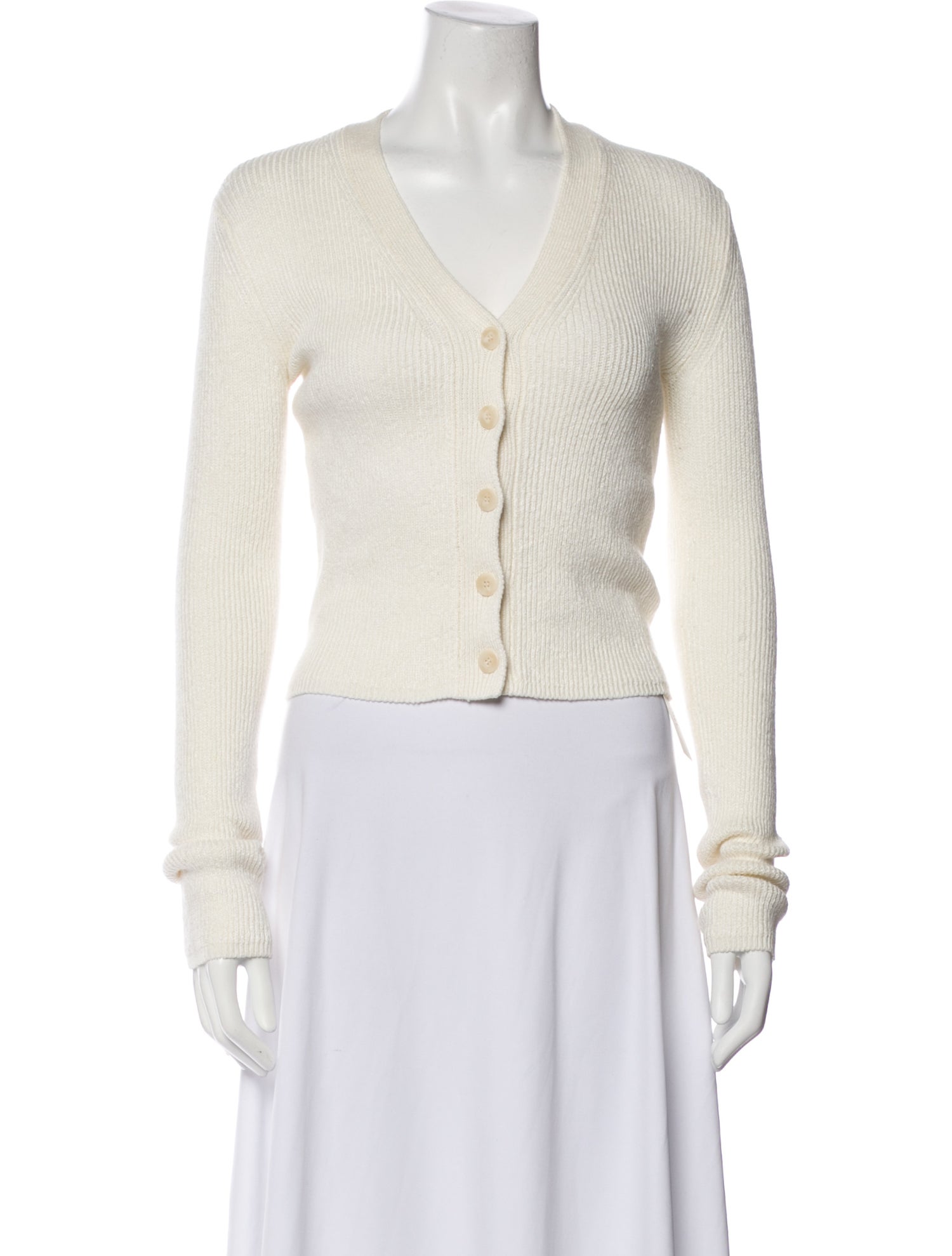 Joseph Linen V-Neck Sweater