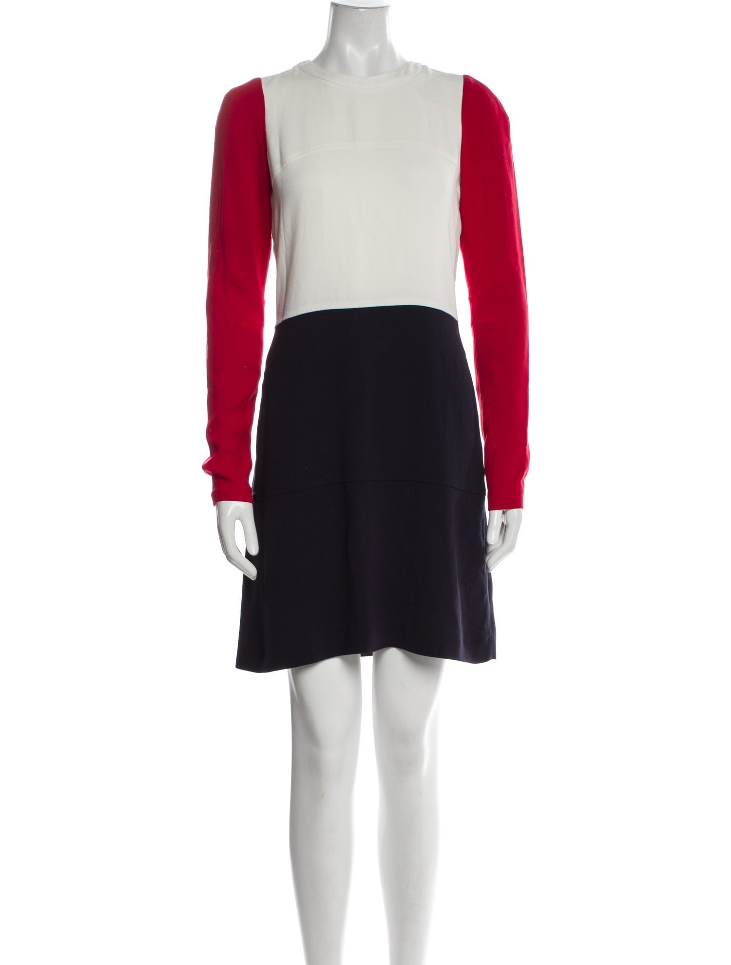 Joseph Colorblock Pattern Mini Dress