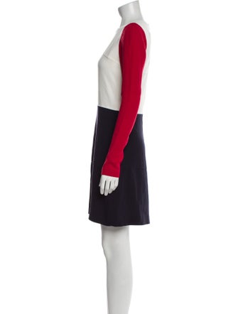 Joseph Colorblock Pattern Mini Dress