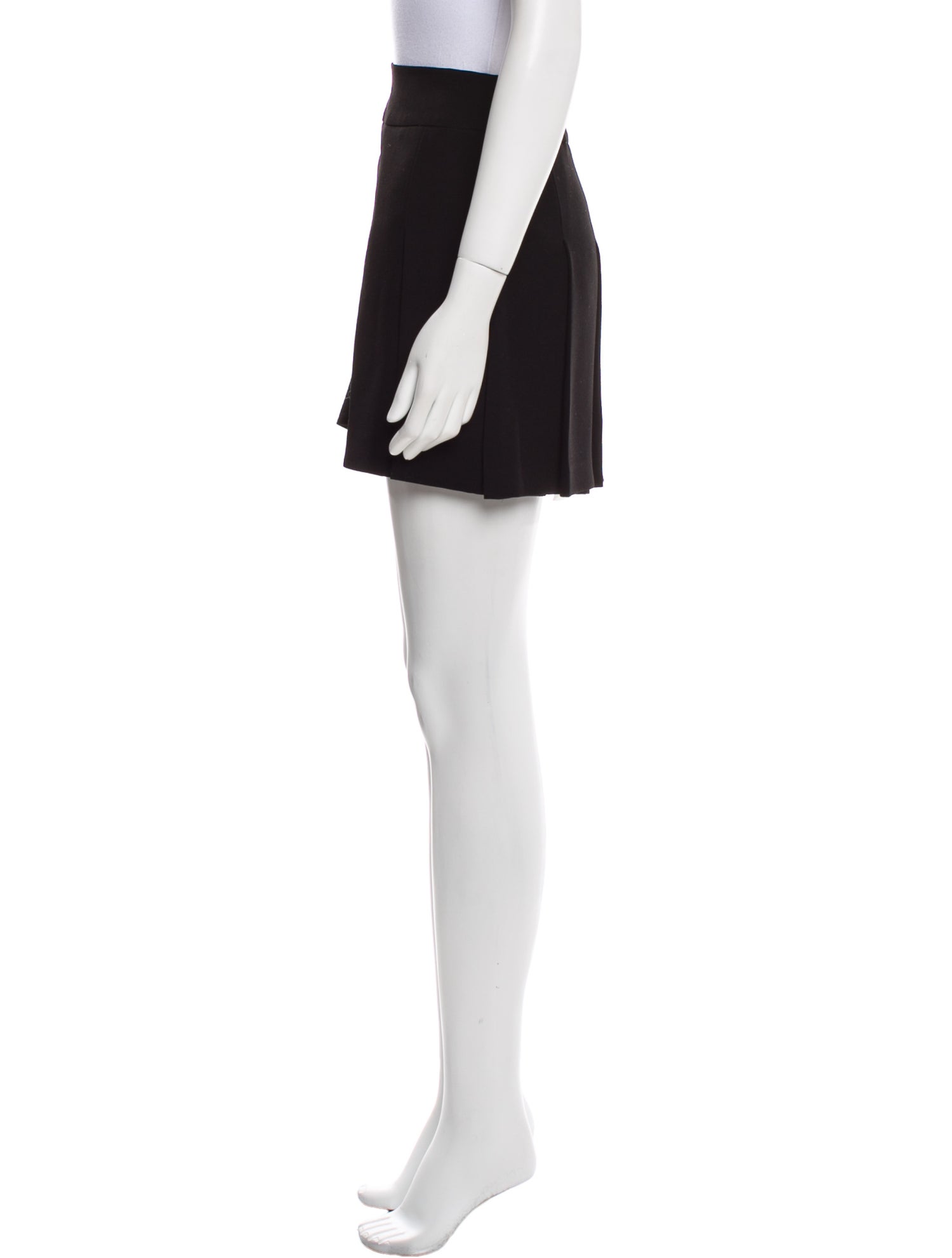 Joseph Pleated Accents Mini Skirt