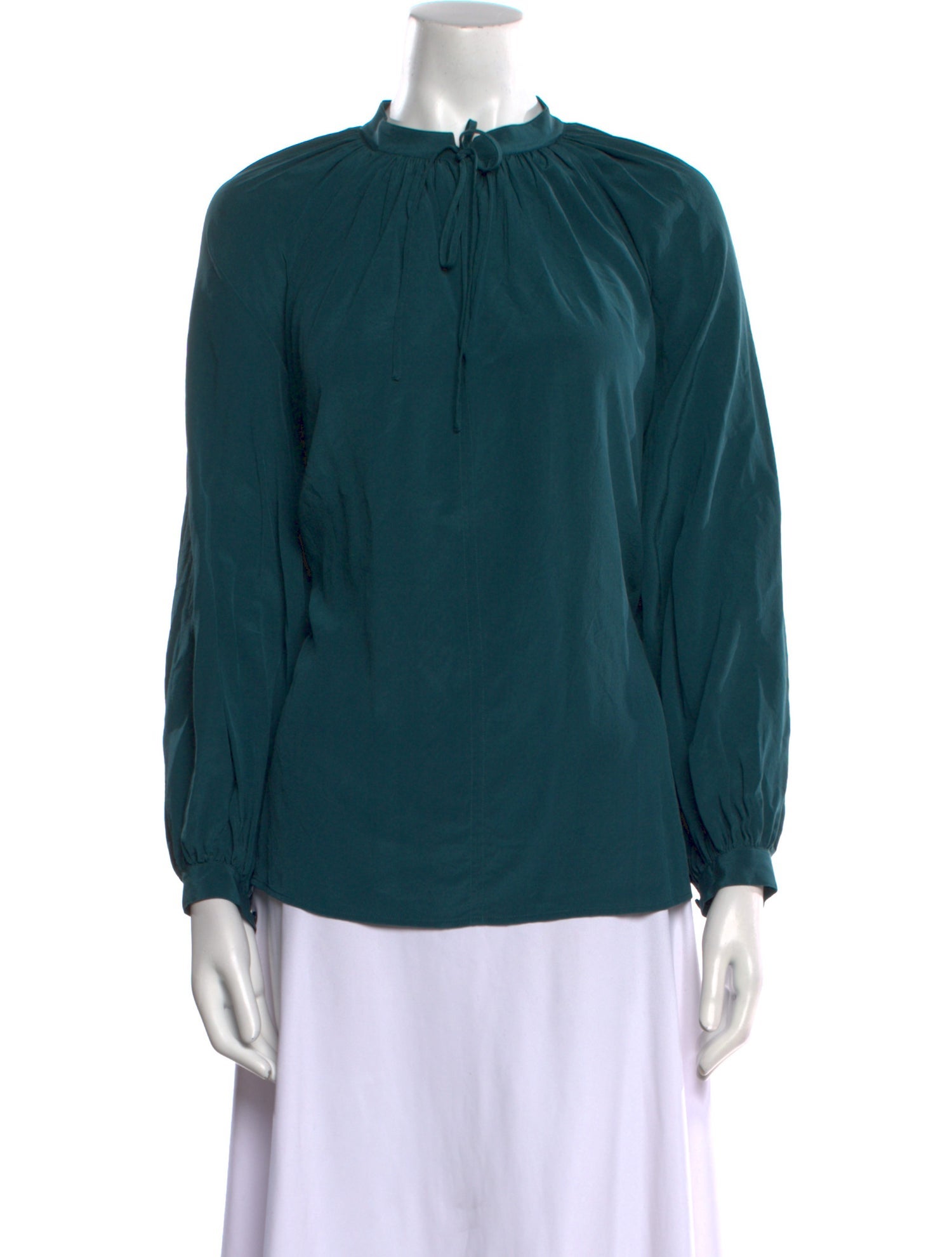 Joseph Silk Tie Neck Blouse