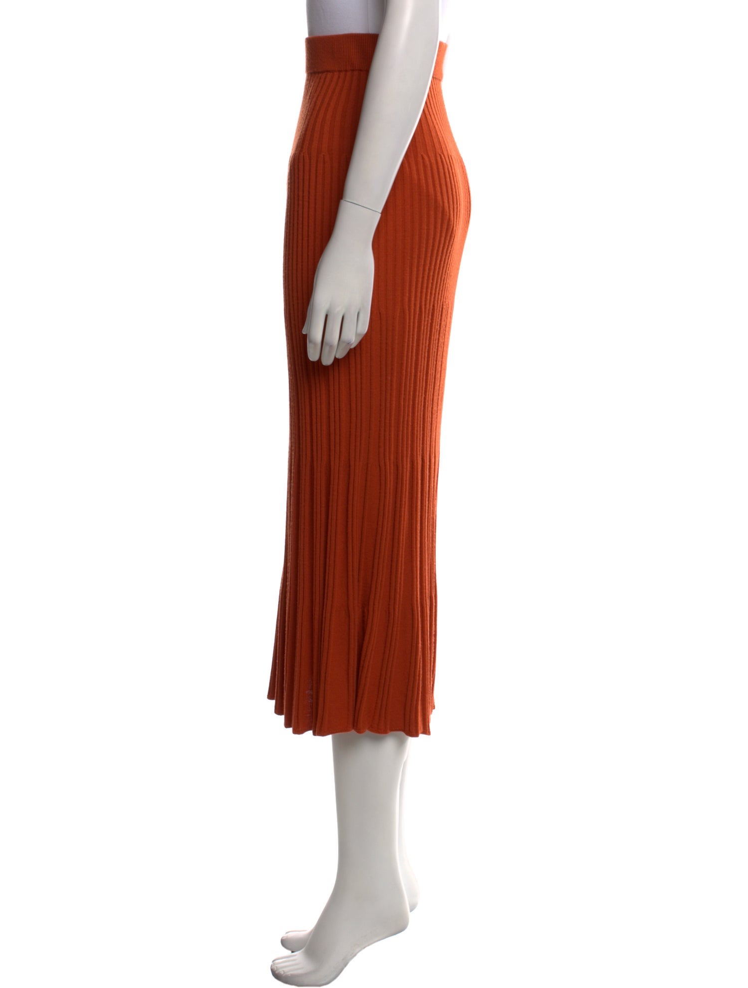 Joseph Merino Wool Midi Length Skirt