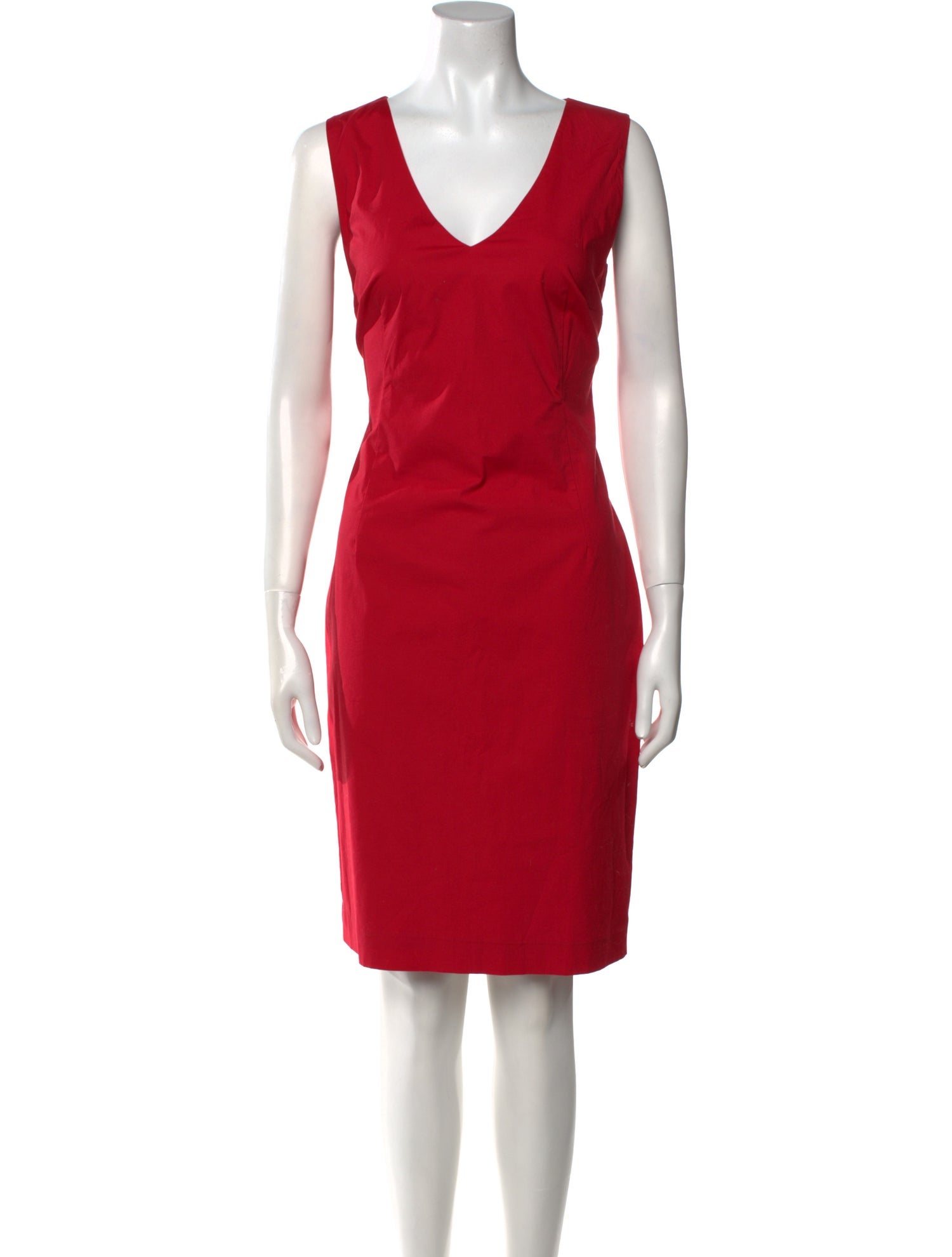 Joseph V-Neck Knee-Length Dress