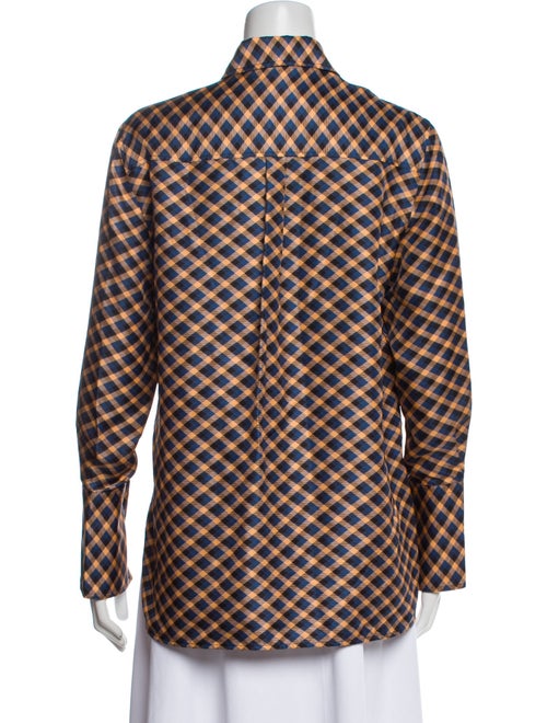 Joseph Silk Printed Button-Up Top