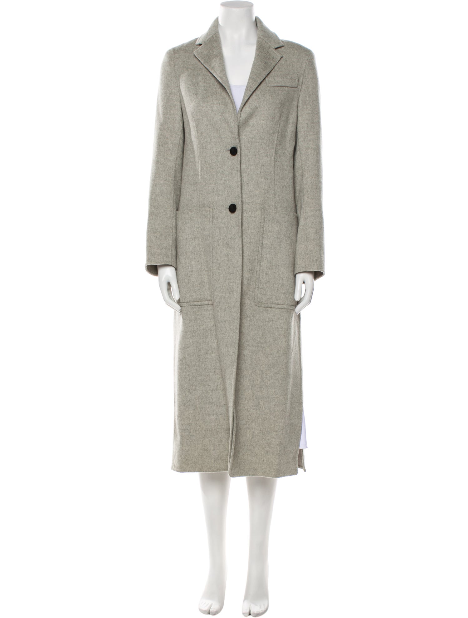 Joseph Wool Faux Fur Coat
