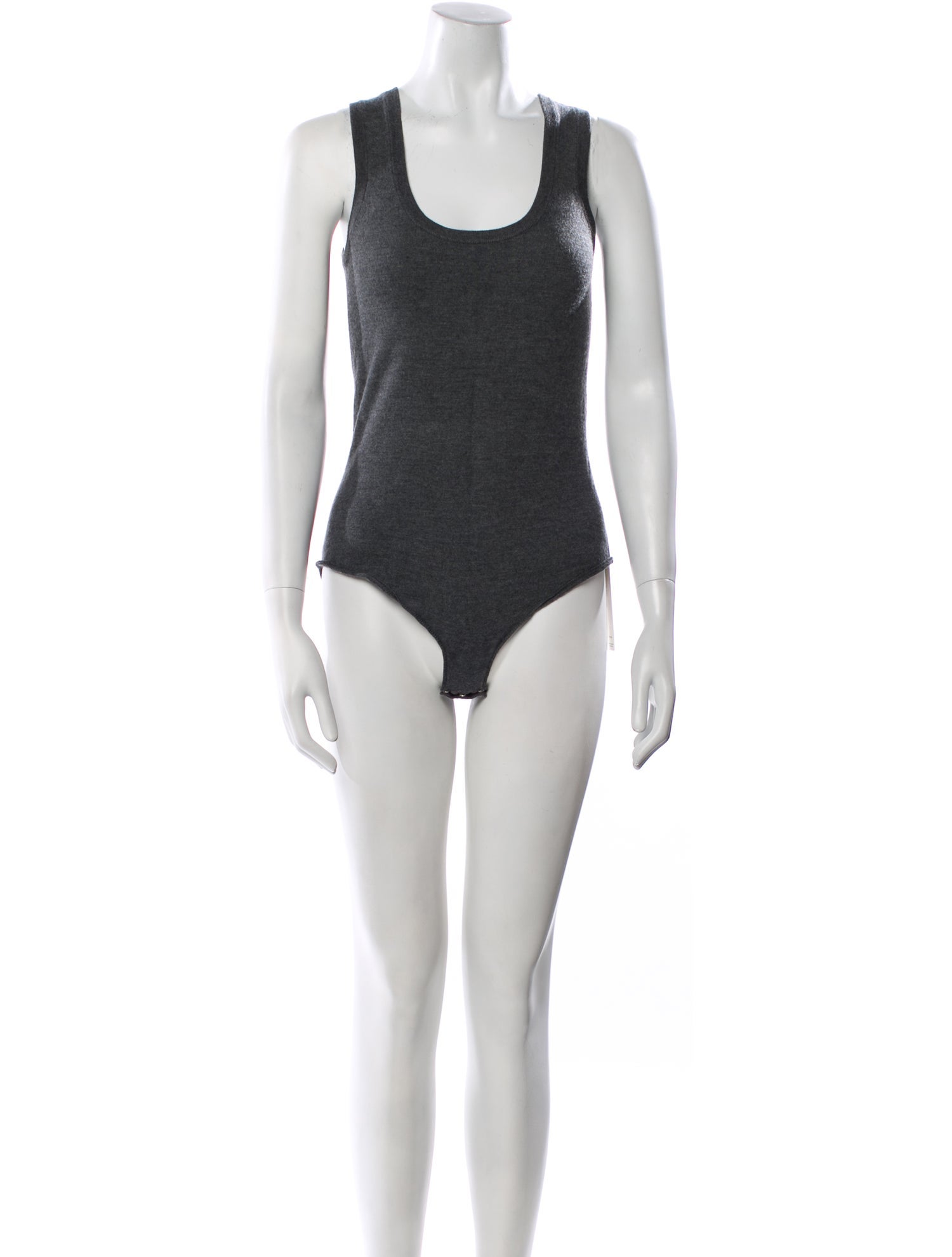 Joseph Cashmere Scoop Neck Bodysuit