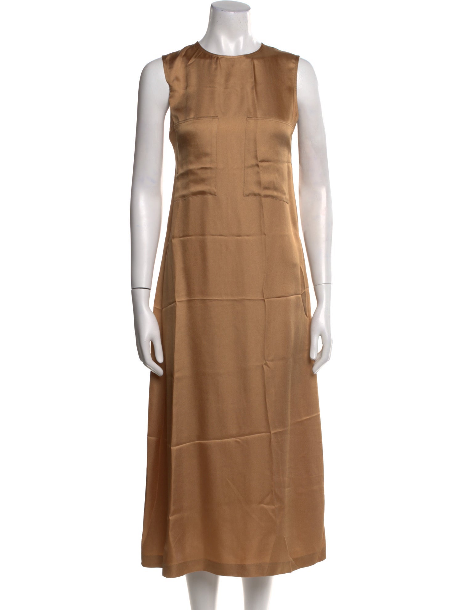 Joseph Crew Neck Long Dress