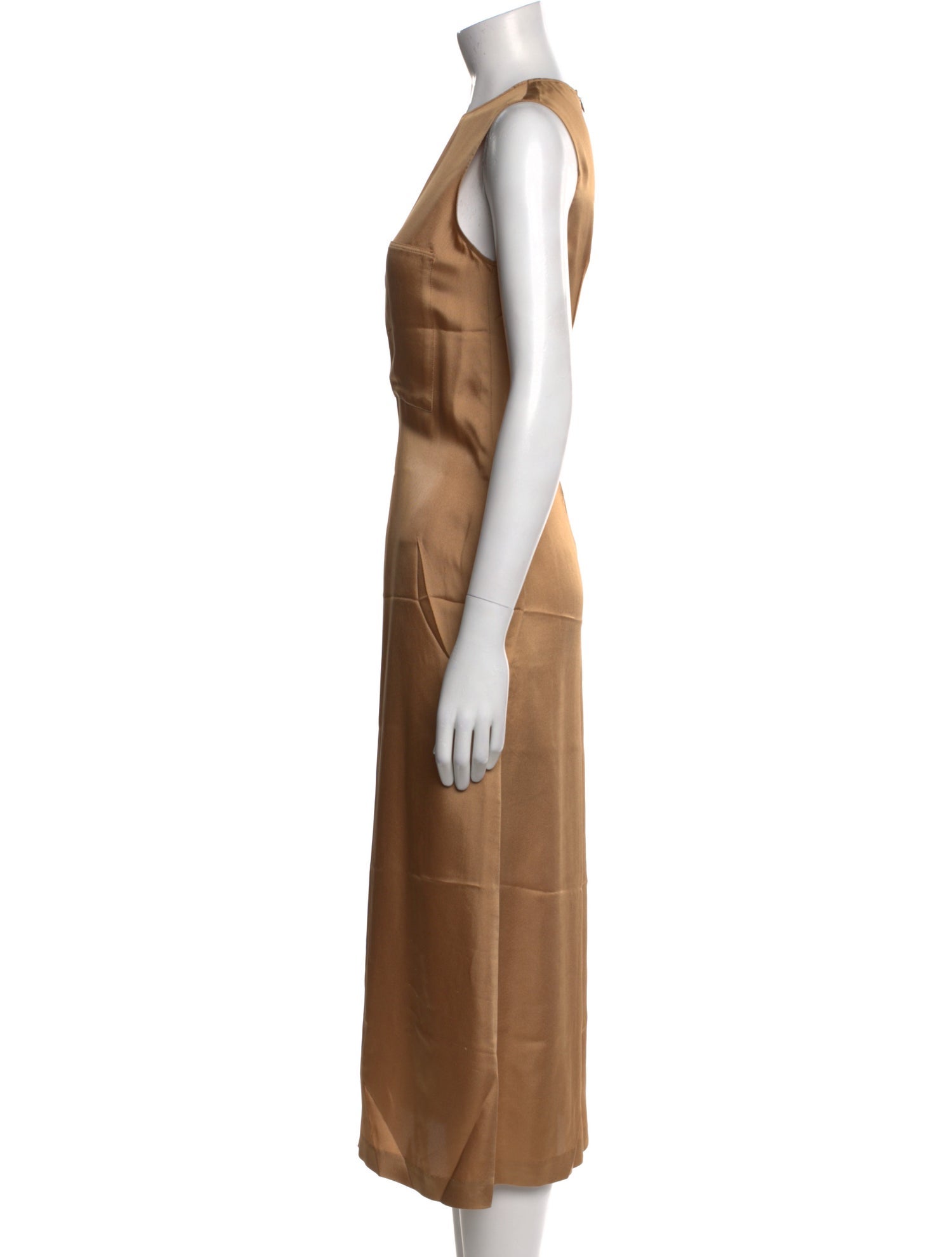 Joseph Crew Neck Long Dress
