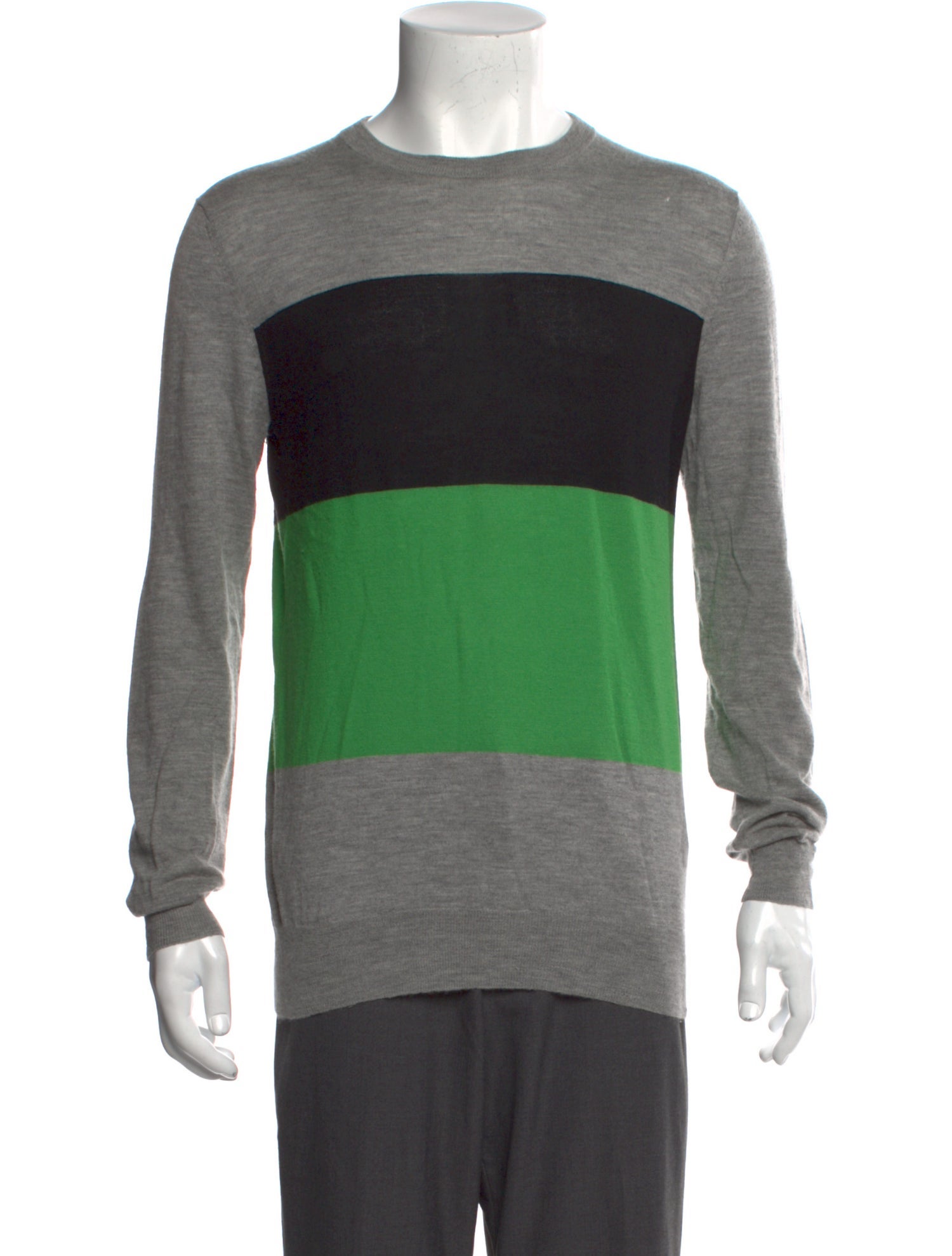 Joseph Cashmere Colorblock Pattern Pullover