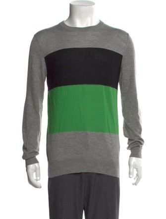 Joseph Cashmere Colorblock Pattern Pullover