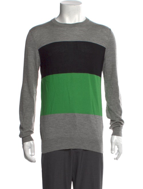 Joseph Cashmere Colorblock Pattern Pullover