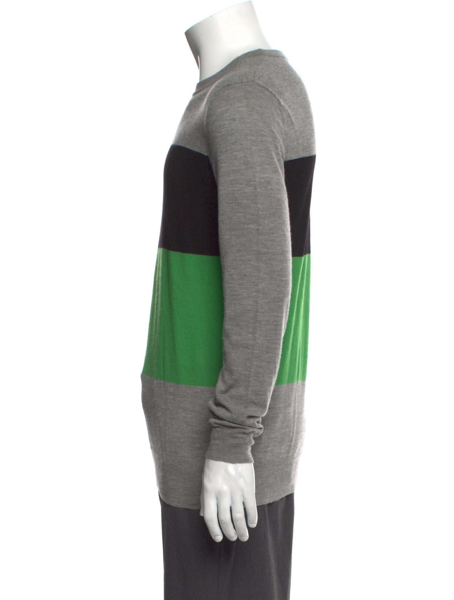 Joseph Cashmere Colorblock Pattern Pullover