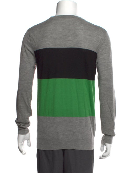 Joseph Cashmere Colorblock Pattern Pullover