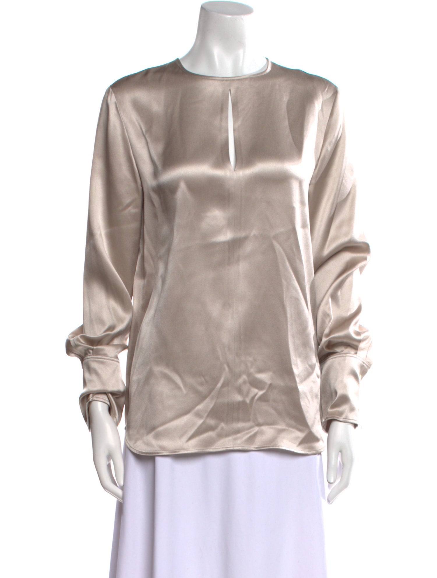 Joseph Silk Crew Neck Blouse
