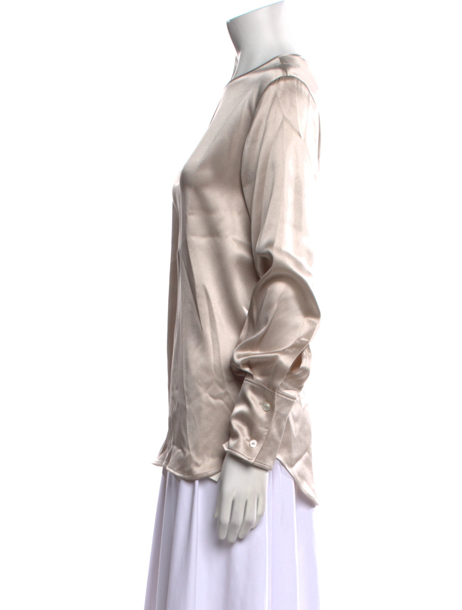 Joseph Silk Crew Neck Blouse