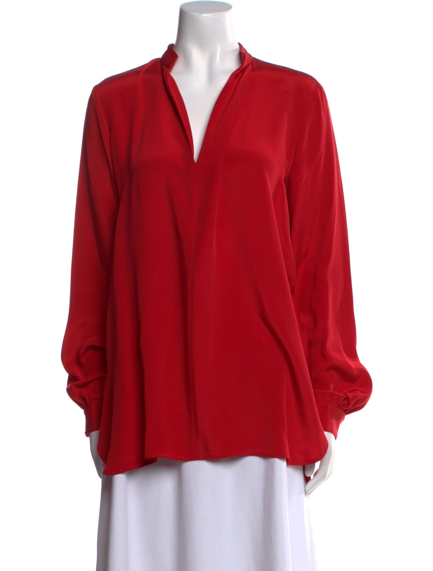 Joseph Silk V-Neck Blouse