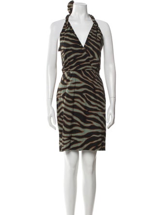 Joseph Animal Print Mini Dress