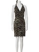 Joseph Animal Print Mini Dress