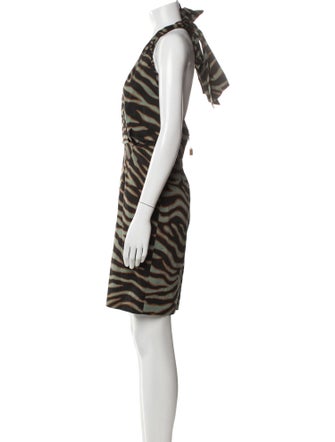 Joseph Animal Print Mini Dress