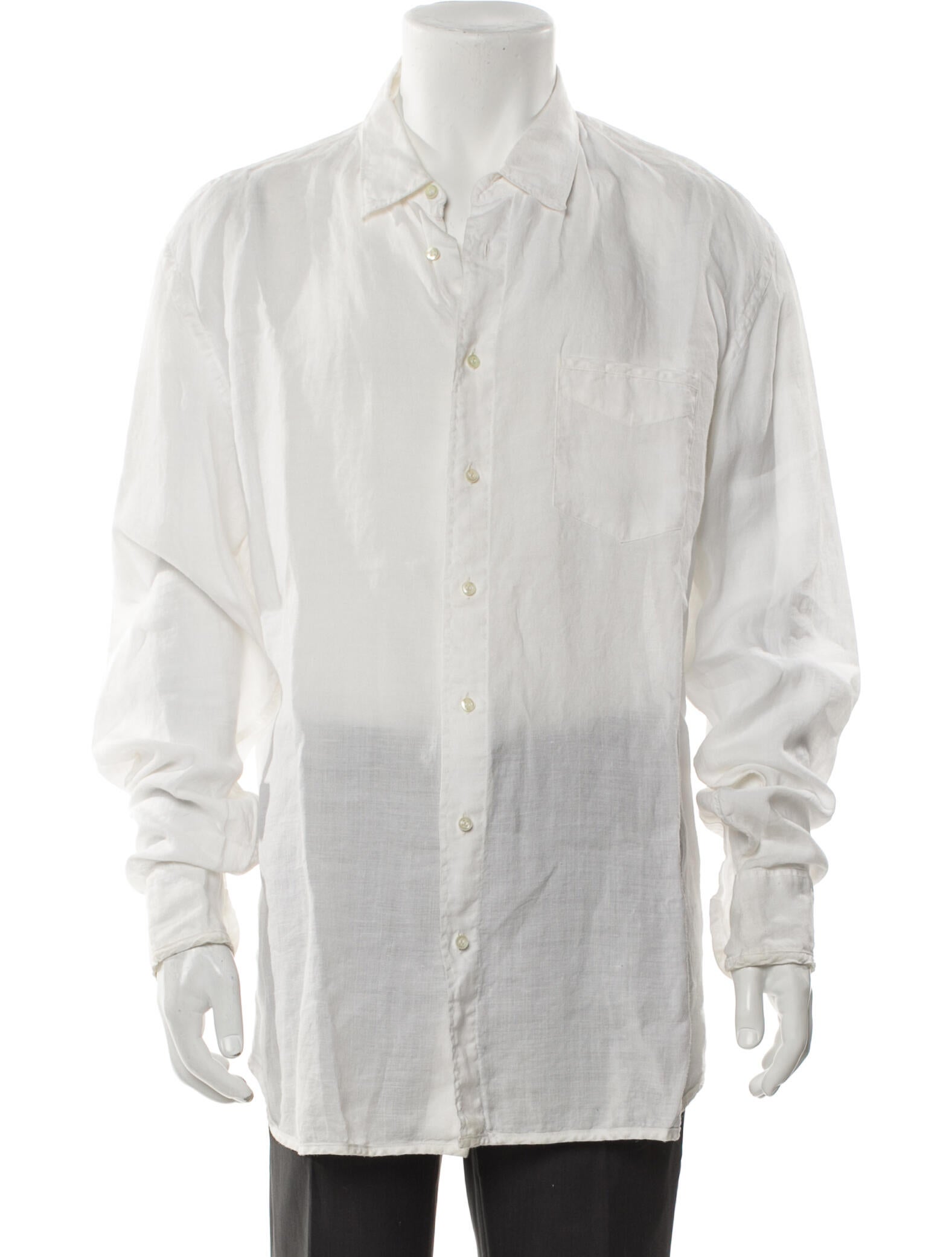 Joseph Linen Long Sleeve Dress Shirt