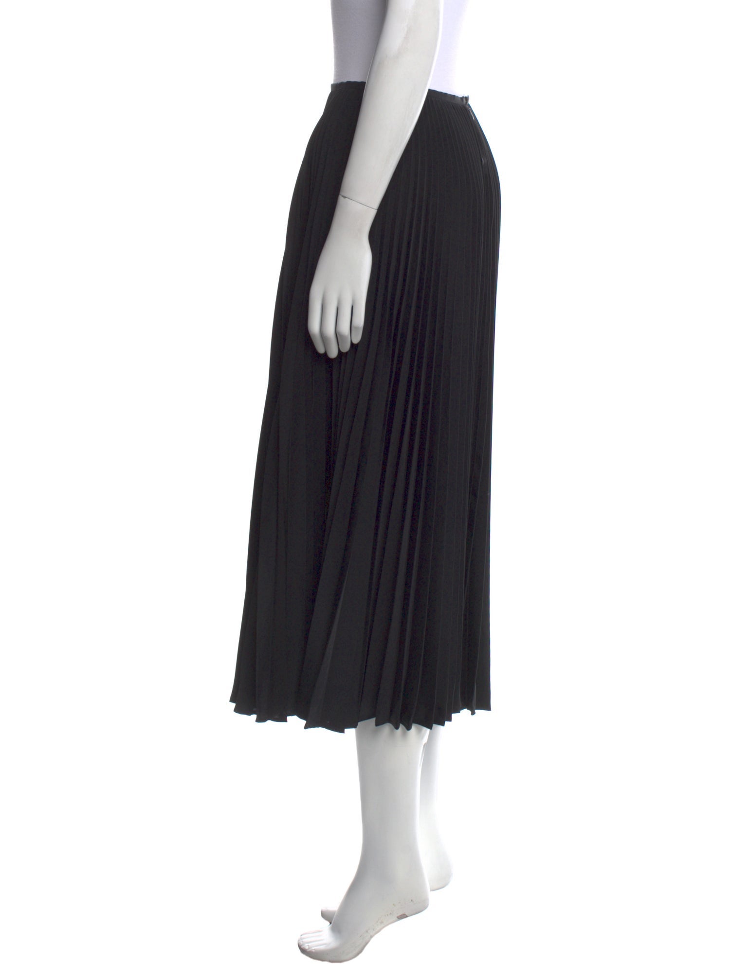 Joseph Pleated Accents Midi Length Skirt