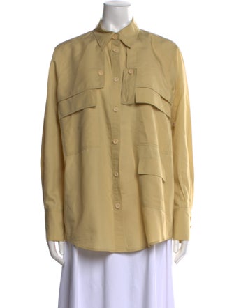 Joseph Long Sleeve Button-Up Top