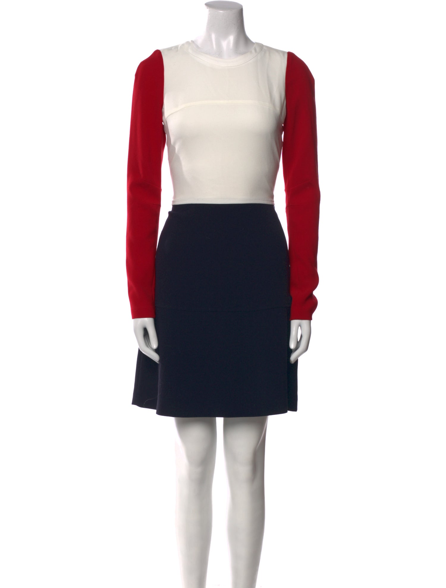 Joseph Colorblock Pattern Mini Dress