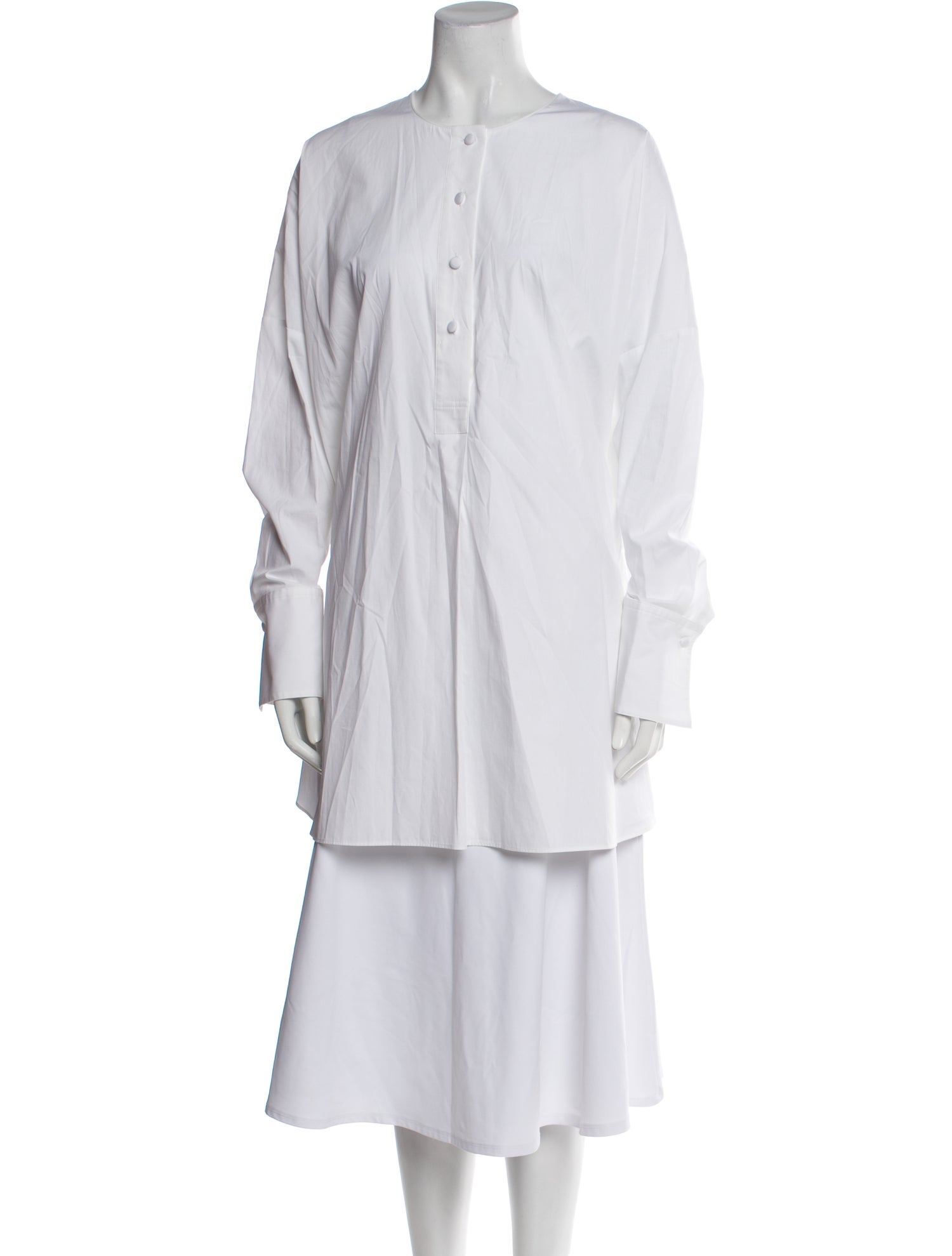 Joseph Mock Neck Long Sleeve Tunic