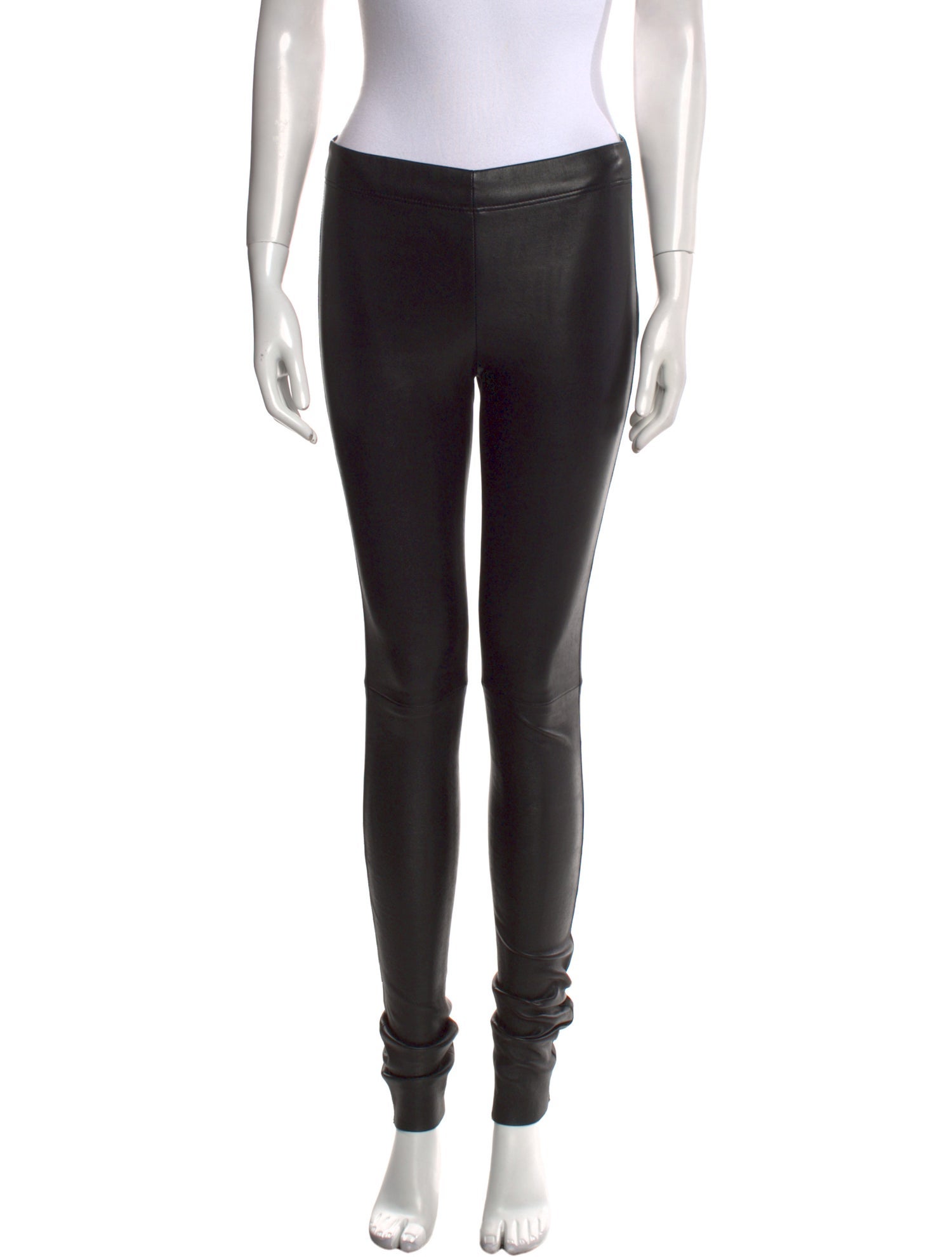 Joseph Lambskin Skinny Leg Pants
