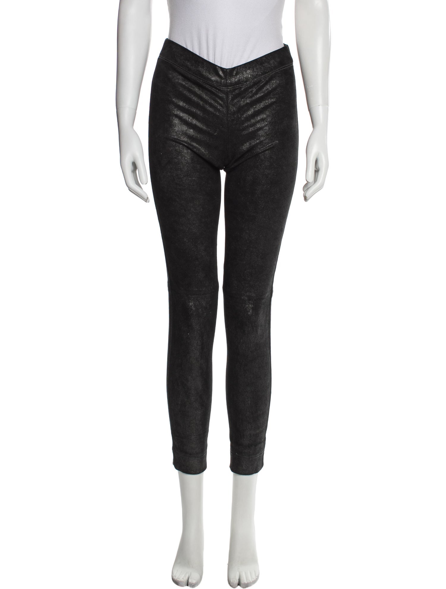 Joseph Lambskin Skinny Leg Pants