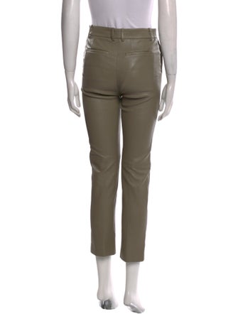 Joseph Lambskin Straight Leg Pants