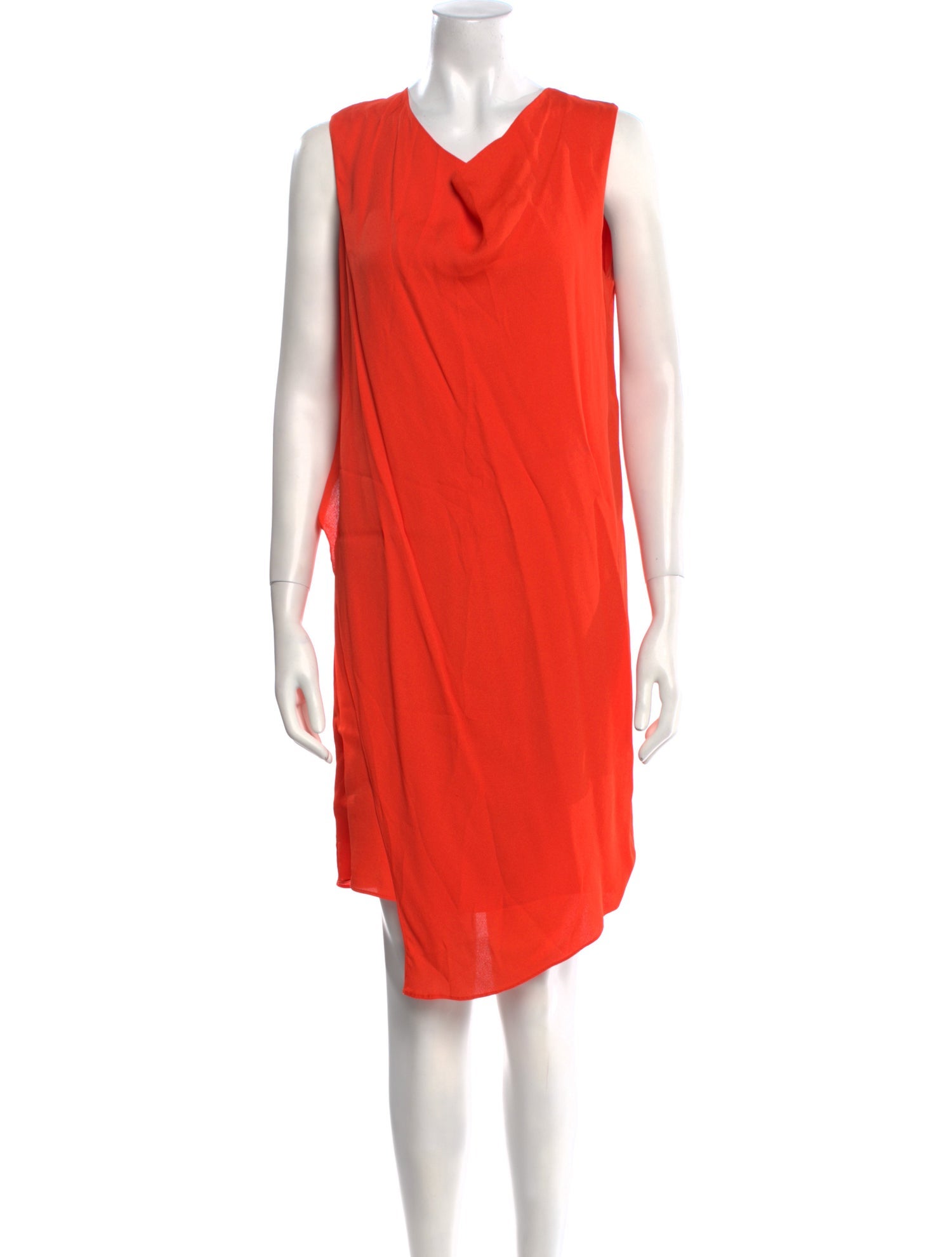 Joseph Cowl Neck Knee-Length Dress