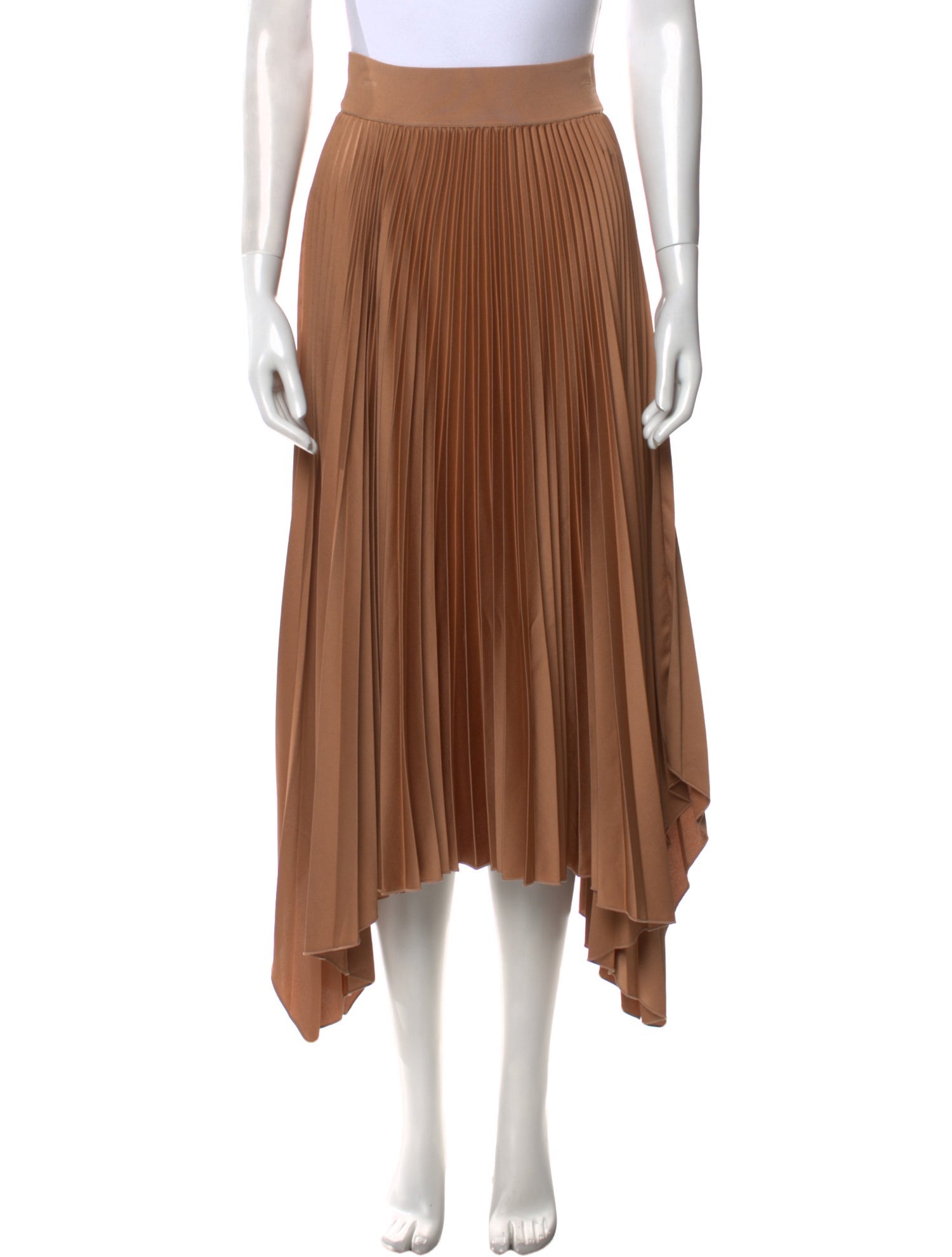 Joseph Pleated Accents Midi Length Skirt