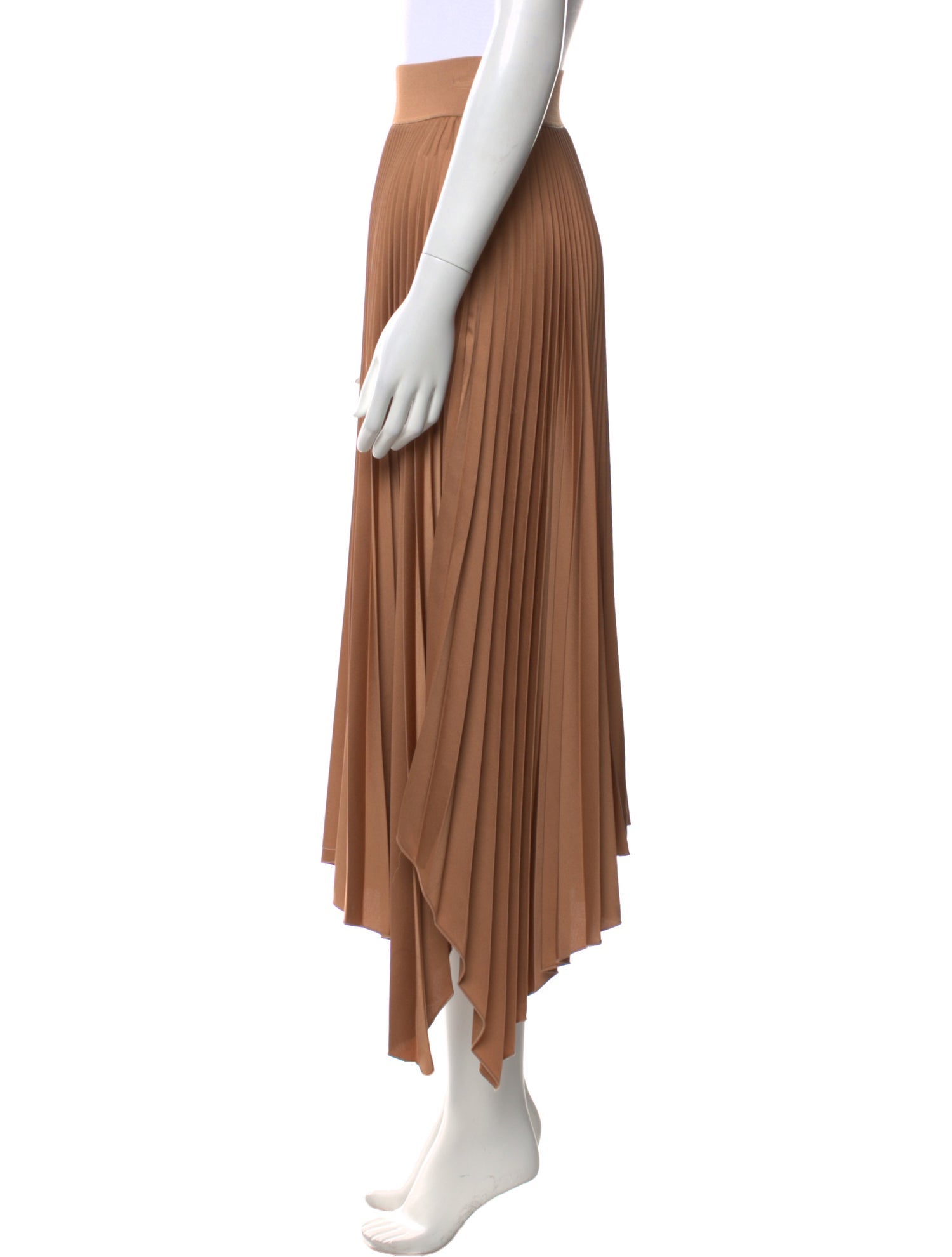 Joseph Pleated Accents Midi Length Skirt