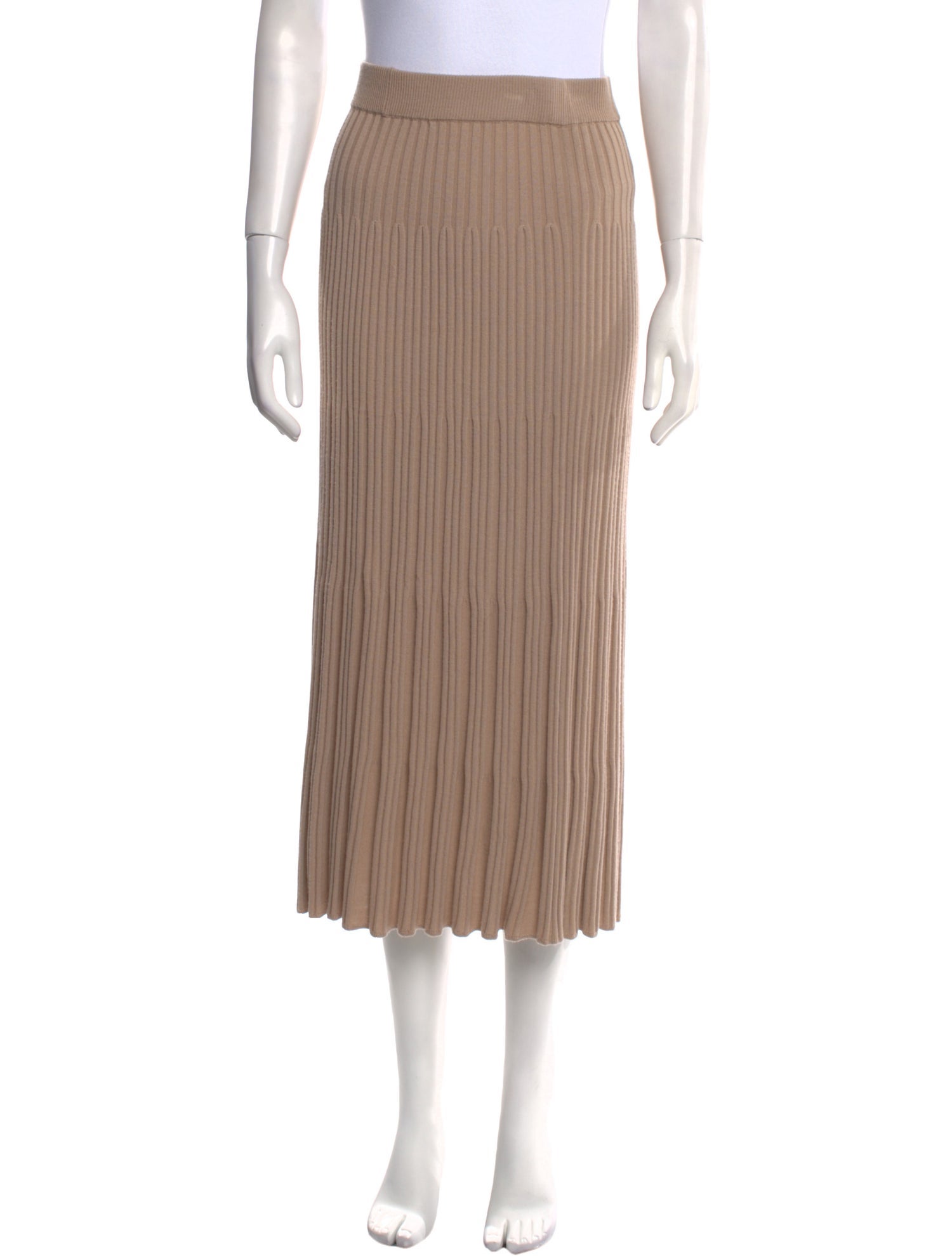 Joseph Merino Wool Midi Length Skirt