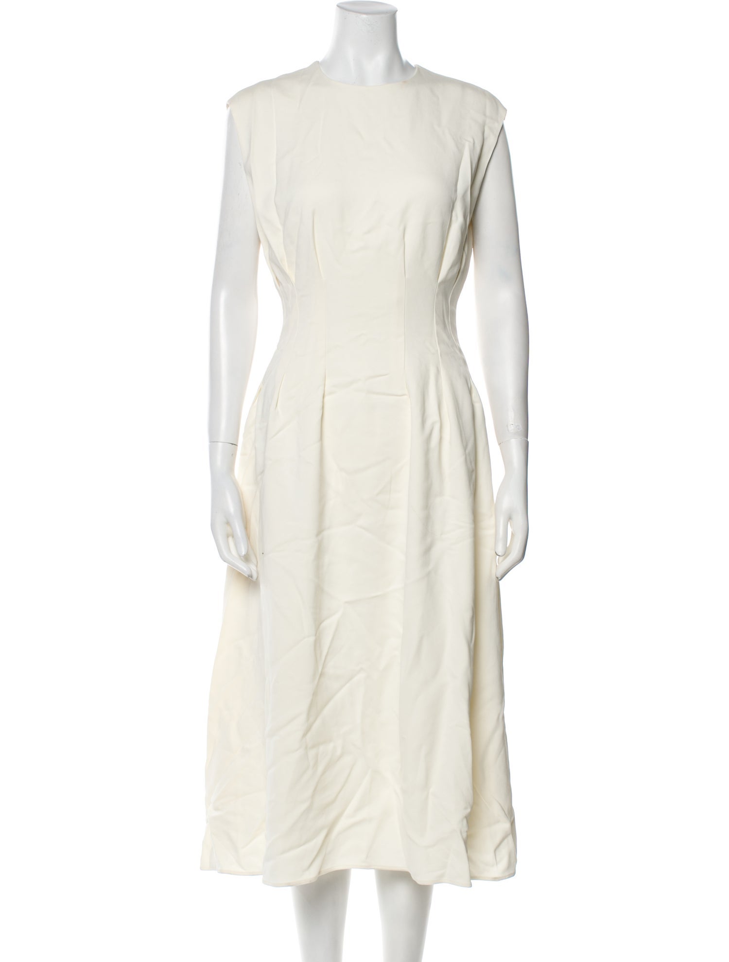Joseph Crew Neck Midi Length Dress
