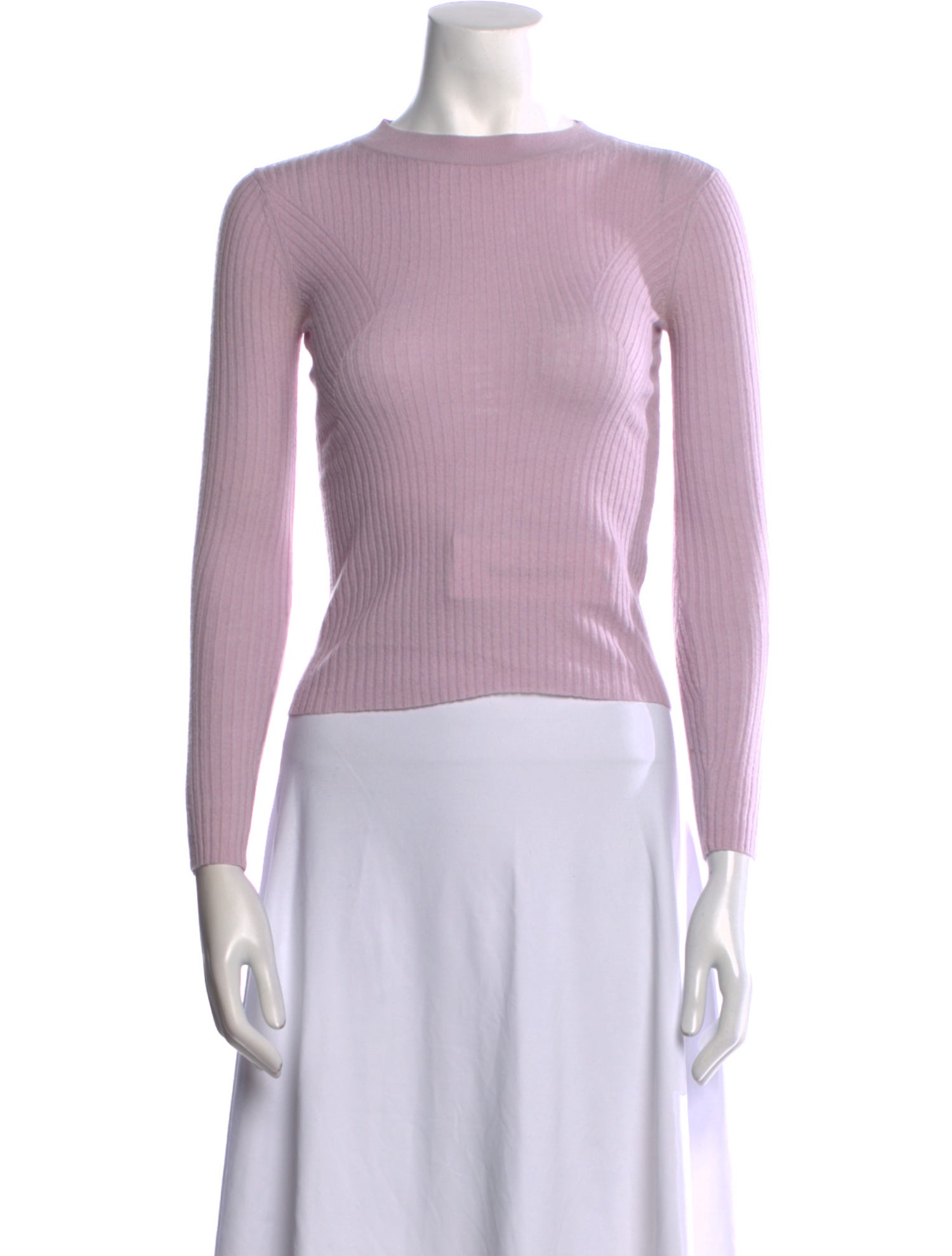 Joseph Merino Wool Bateau Neckline Crop Top