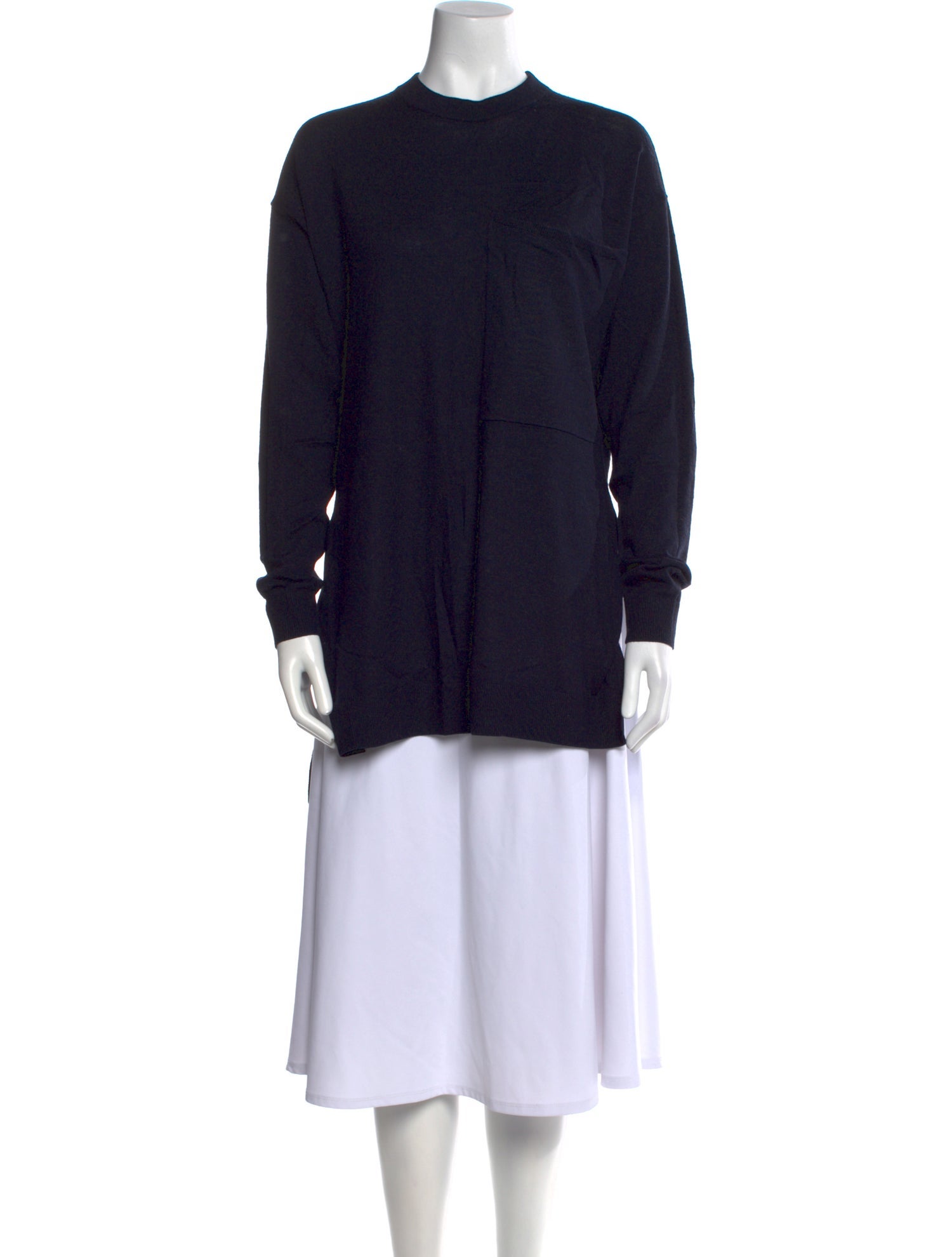 Joseph Merino Wool Mock Neck Sweater