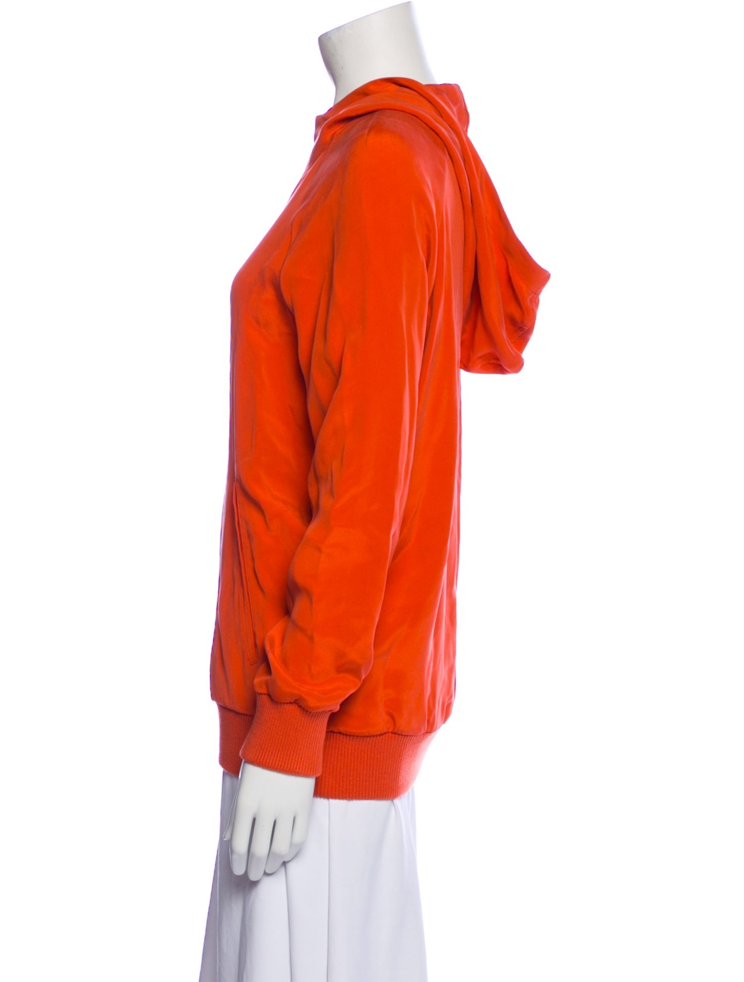 Joseph Silk Mock Neck Sweatshirt