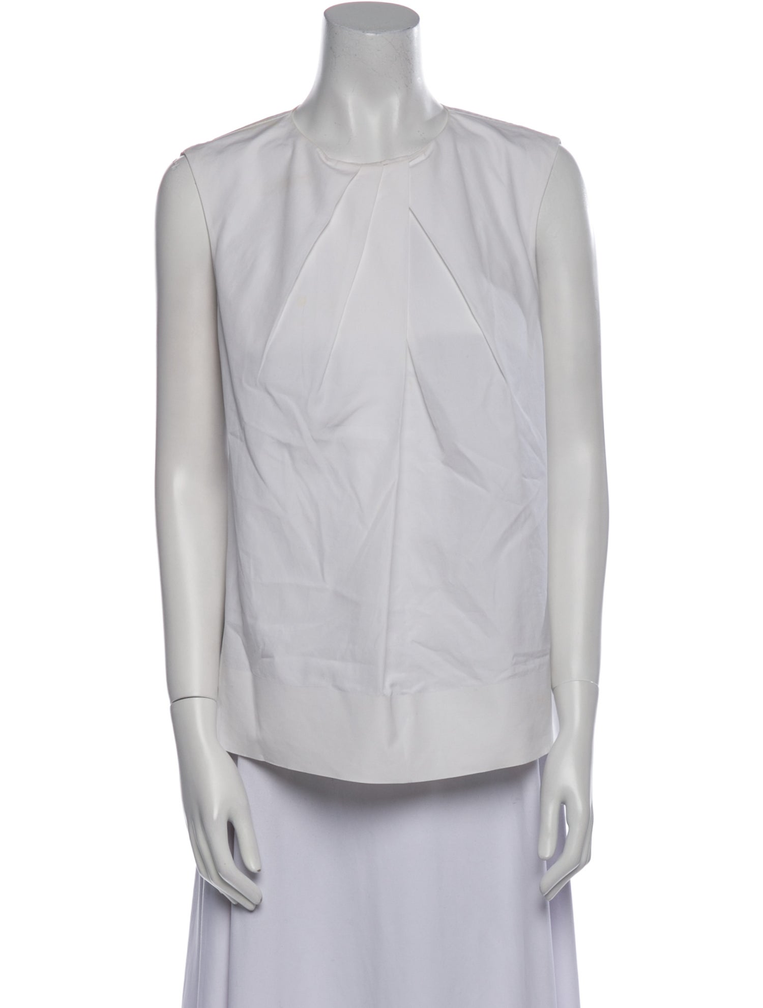 Joseph Crew Neck Sleeveless Blouse