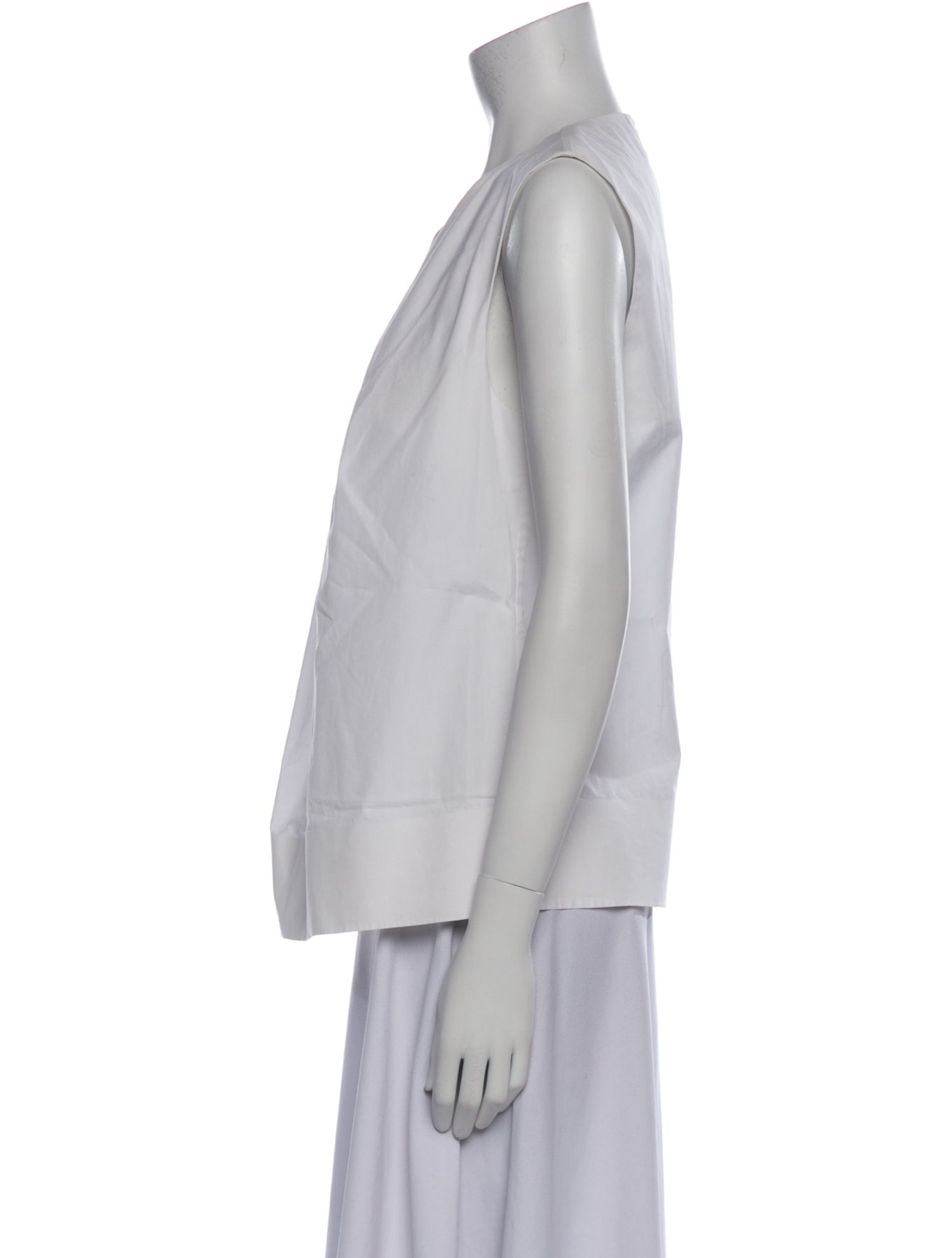 Joseph Crew Neck Sleeveless Blouse