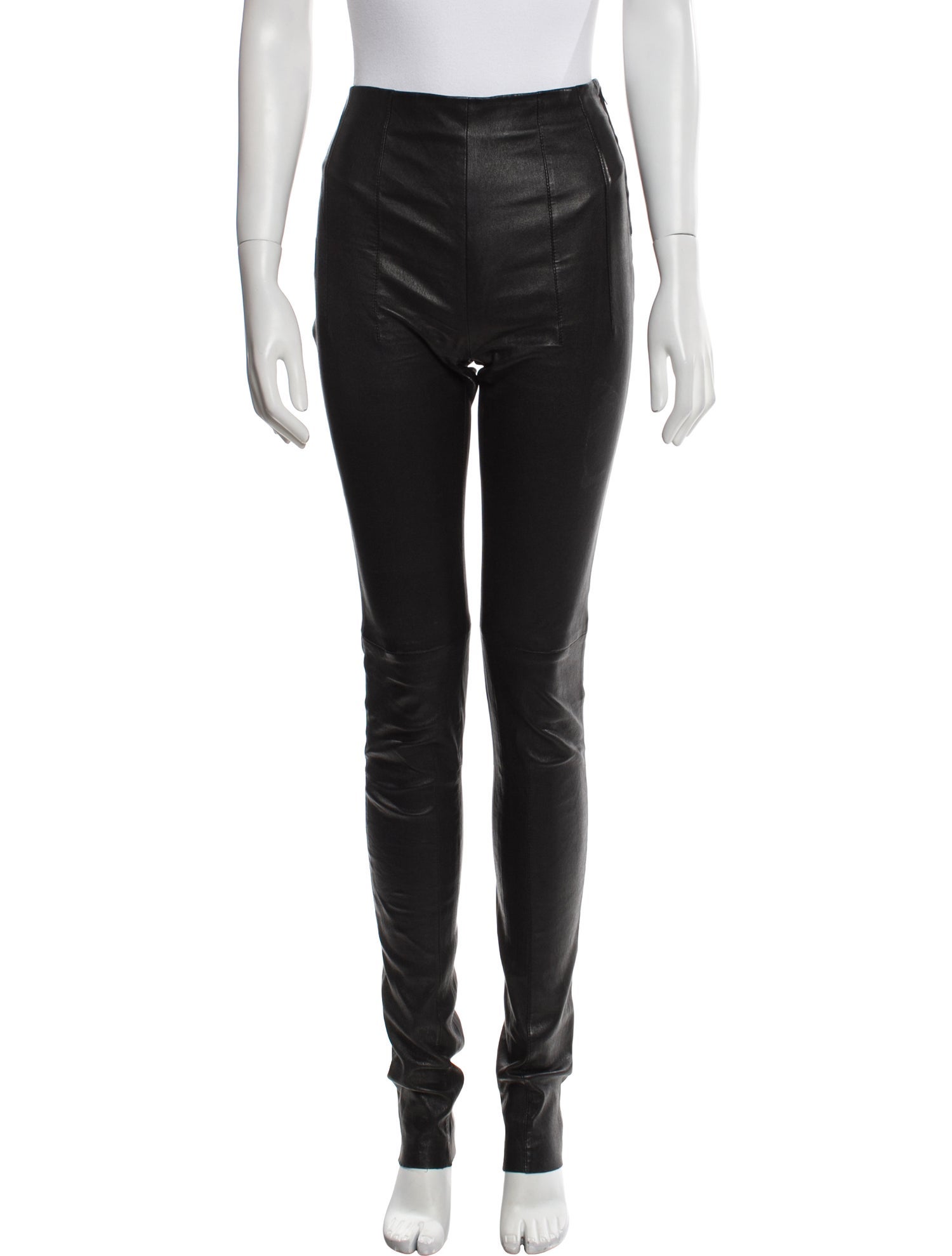 Joseph Lambskin Skinny Leg Pants