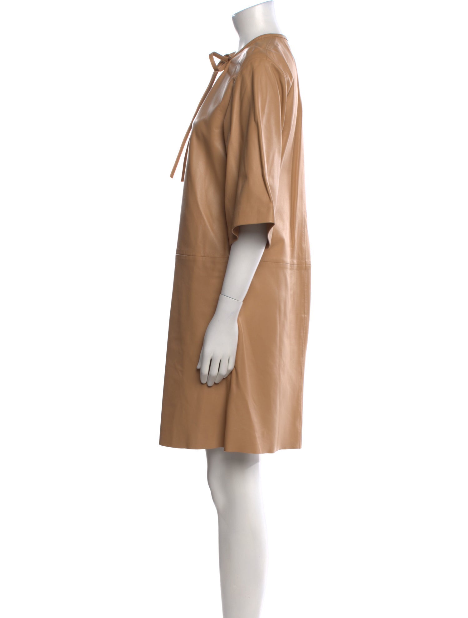 Joseph Lambskin Mini Dress