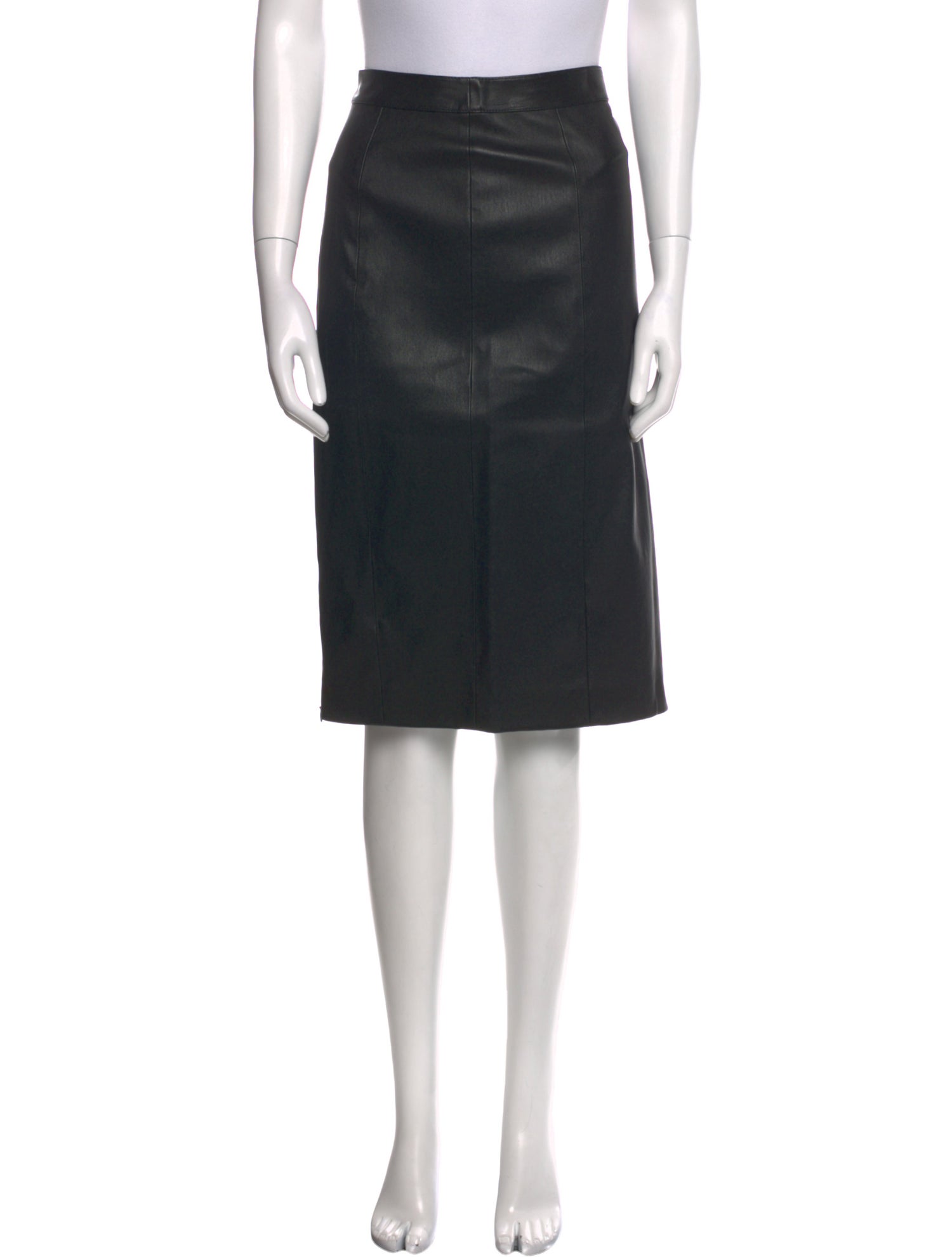 Joseph Lambskin Knee-Length Skirt