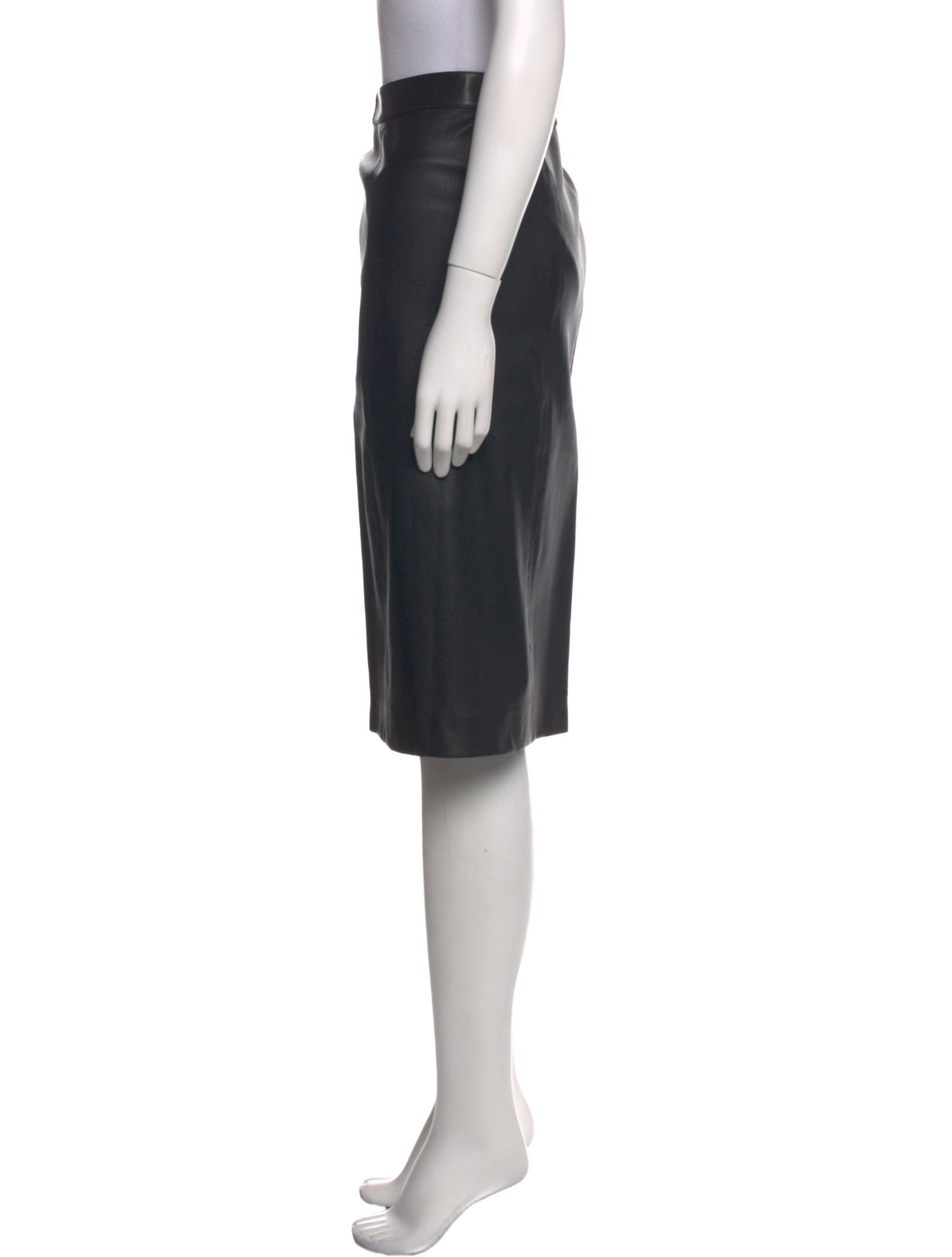 Joseph Lambskin Knee-Length Skirt