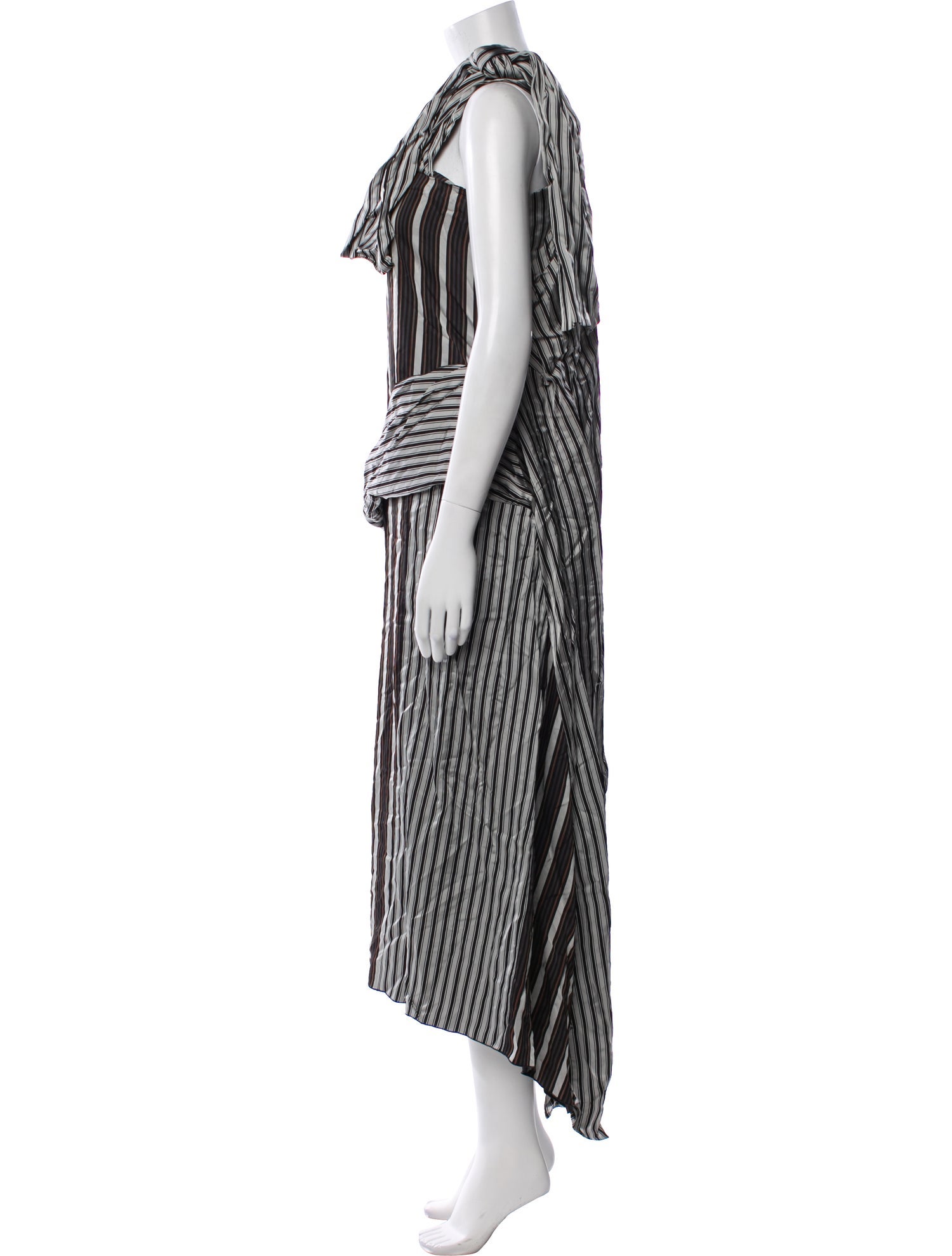Joseph Striped Long Dress w/ Tags
